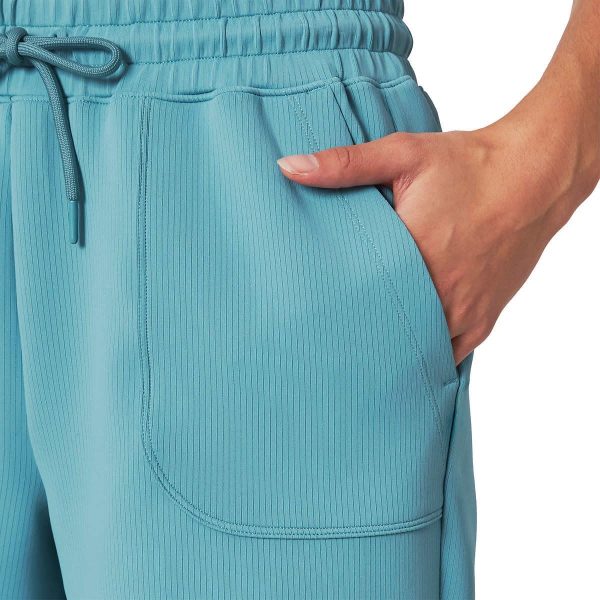 Mondetta Womens Midweight Ribbed Scuba Short - Image 3