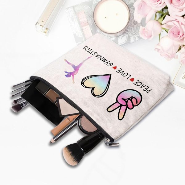 Cosmetic Makeup Bag Gifts for Gymnastics Lover Women, Gymnastic Coach Gift, - Image 5