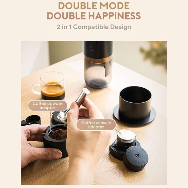 Travel Coffee Machine Car Espresso Machine USB Powered Coffee Maker Metal - Image 4