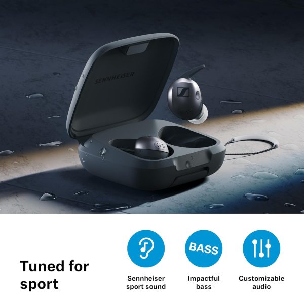 Sennheiser Momentum Sport Earbuds with Sport Sound Tuning and Adaptive ANC, - Image 2