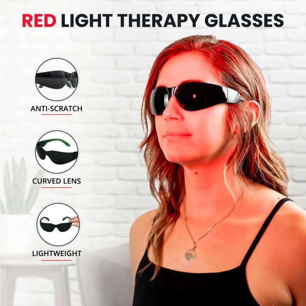 Mito Red Light - Red Light Glasses - Eye Protection for Red Light Therapy - Image 2