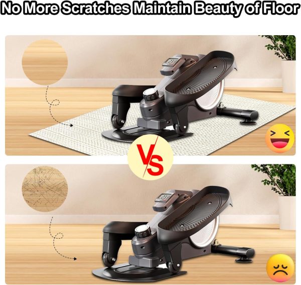 Non-slip Mat for Ellipse Leg Exerciser Machine, Suitable for Under Desk - Image 3