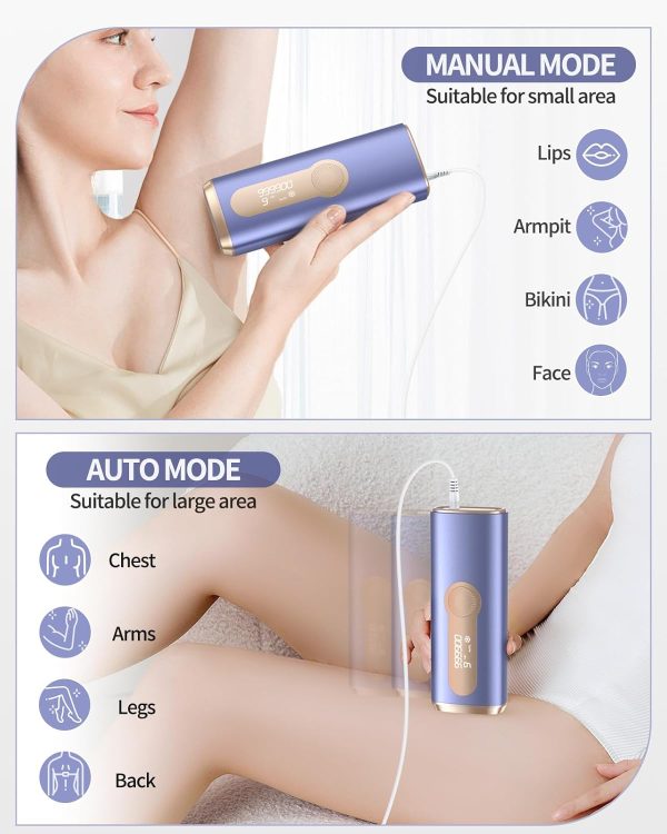 AMOTAOS Laser Hair Removal, Ice Cooling IPL Hair Removal for Women, - Image 7