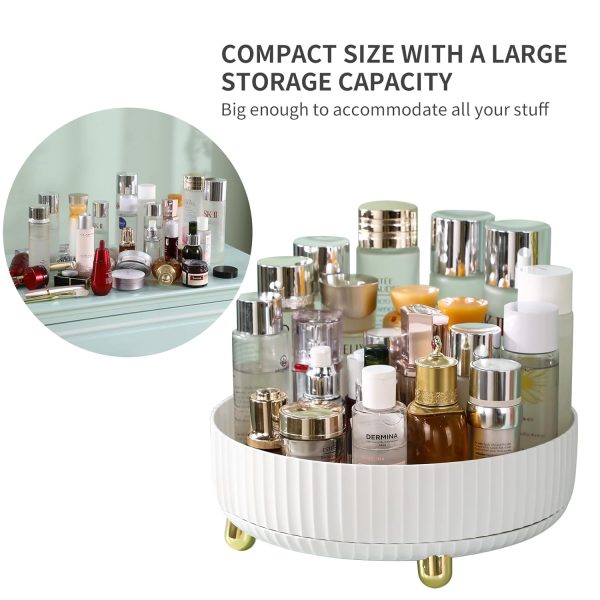 funest Makeup Perfume Organizer, 360 Degree Rotating Lazy Susan Cosmetic - Image 3