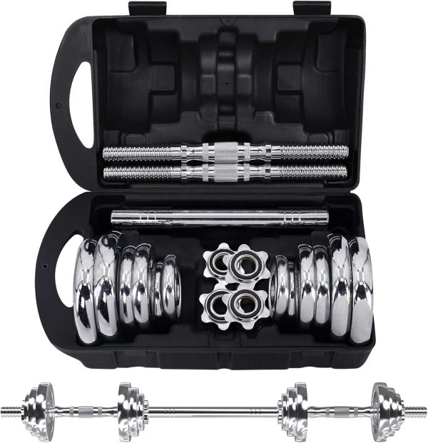VIVITORY Fitness Dumbbells Set, Adjustable Weight Sets up to - Image 2