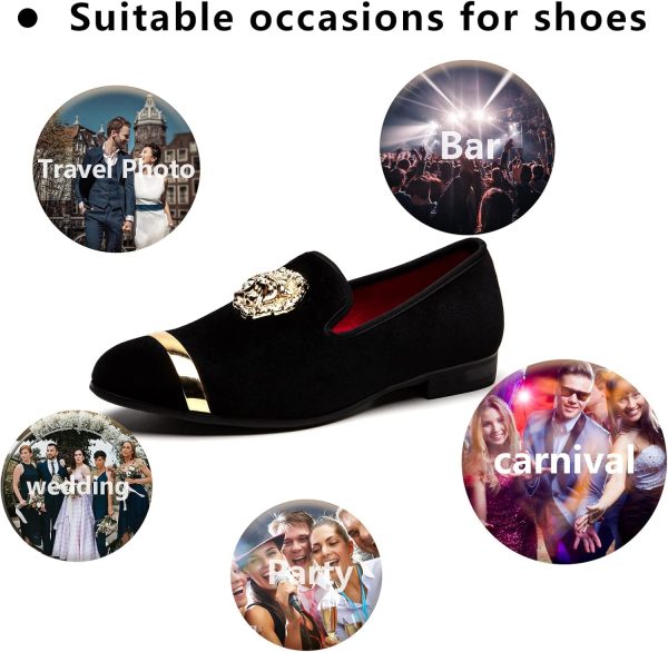 Meijiana Men's Fashion Classic Loafers Luxury Loafer Shoes and Weeding - Image 4