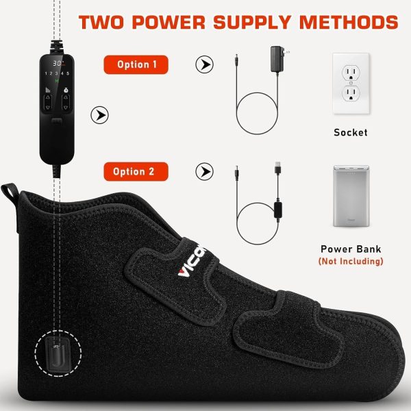 Red Light Therapy Device for Feet, Near Infrared Red Light Therapy Shoe for - Image 7