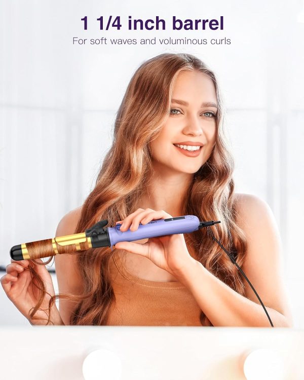 Rotating Curling Iron 1 1/4 Inch, 2024 Upgraded ZAVAREA Automatic Curling - Image 5