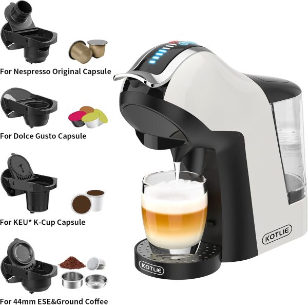KOTLIE 5in1 19Bar Multicapsule Espresso Coffee Machine, Cold&Hot Brewing - Image 2