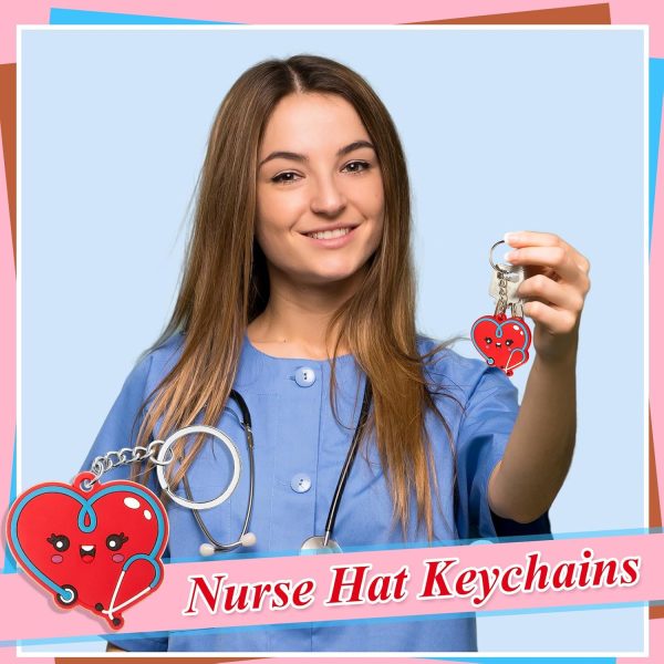 Henoyso 36 Pcs Nurse Keychain Nurse Gifts for Christmas for Women Nurses - Image 4