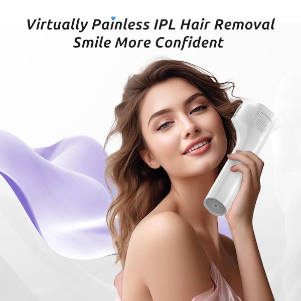 Laser Hair Removal Device for Women and Men, IPL Painless Sapphire Laser - Image 2