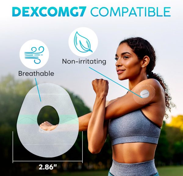 Dexcom G7 Over Patches Waterproof – 40 x G7 Dexcom Over Patch, Transparent, - Image 2