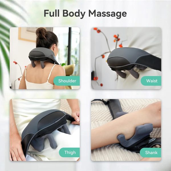 Snailax Cordless Neck Shoulder Massager with Soothing Heat, Upgarded 4D - Image 7