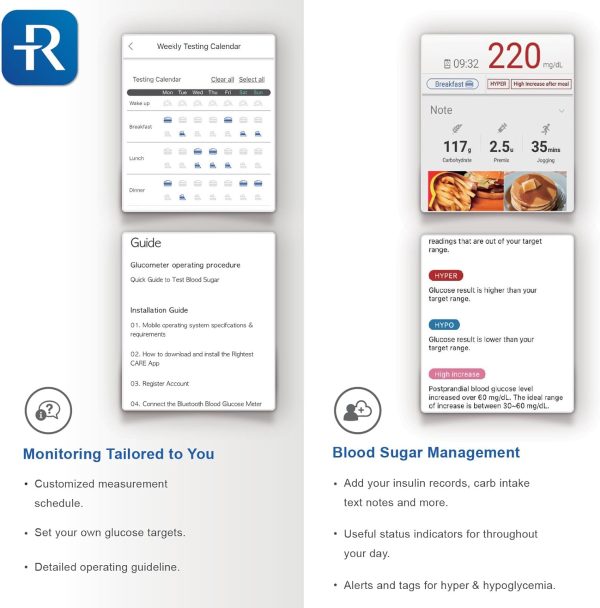 GE333 Blood Glucose Monitoring System | Glucometer | Auto Coding | 5-Second - Image 7