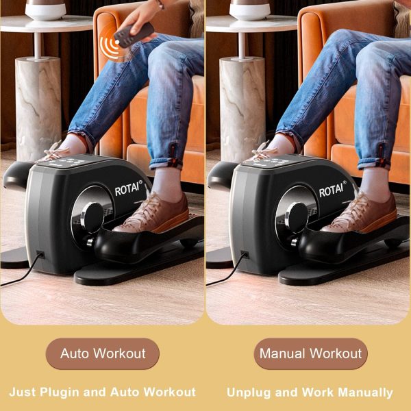 Under Desk Elliptical Machine for Seniors Rehab Electric Seated Leg Foot - Image 3