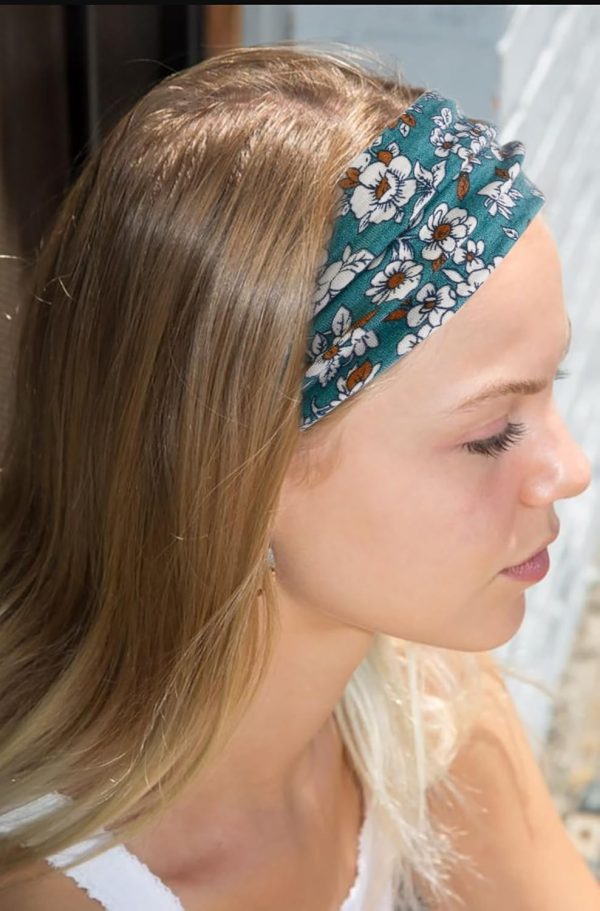 AKTVSHOW 12 Pack Boho Headbands - Wide Non-Slip Elastic Headbands, Trendy - Image 5