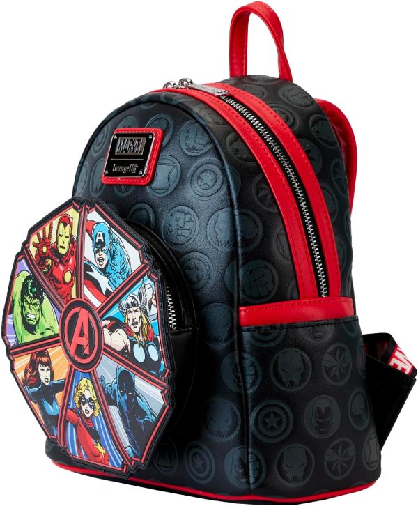 Loungefly Avengers 60th Anniversary Glow in The Dark Mini-Backpack, Amazon - Image 2
