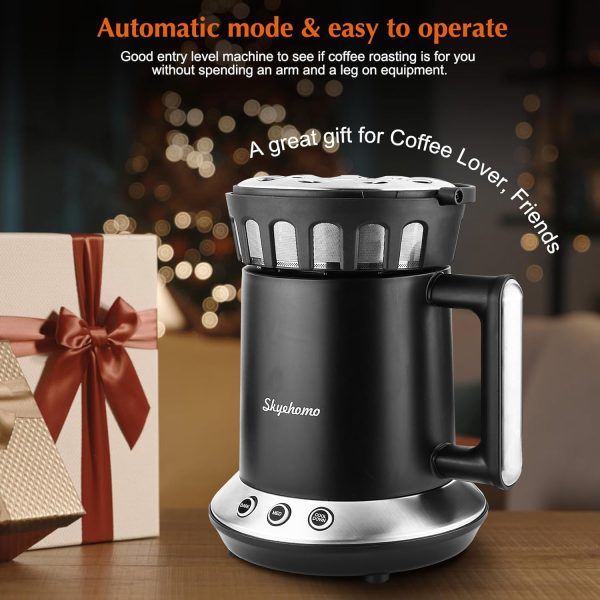 HOMOKUS Coffee Roaster Machine for Home Use - Two Baking Modes (Med and - Image 8