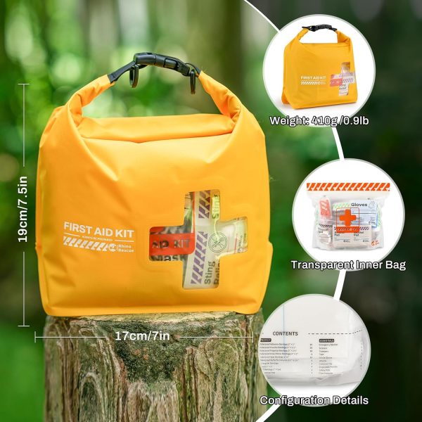 RHINO RESCUE Waterproof First Aid Kit, Lightweight Boat Dry Bag, Emergency - Image 7