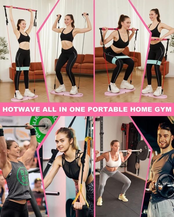 HOTWAVE Portable Exercise Equipment with 16 Gym Accessories.Resistance - Image 3