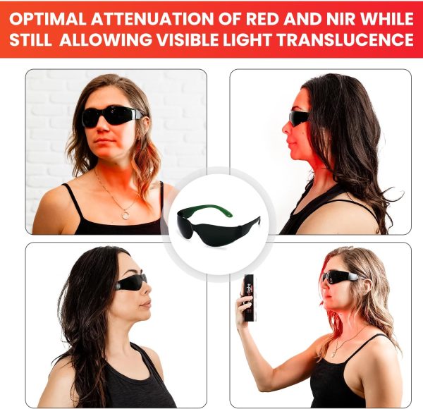 Mito Red Light - Red Light Glasses - Eye Protection for Red Light Therapy - Image 5