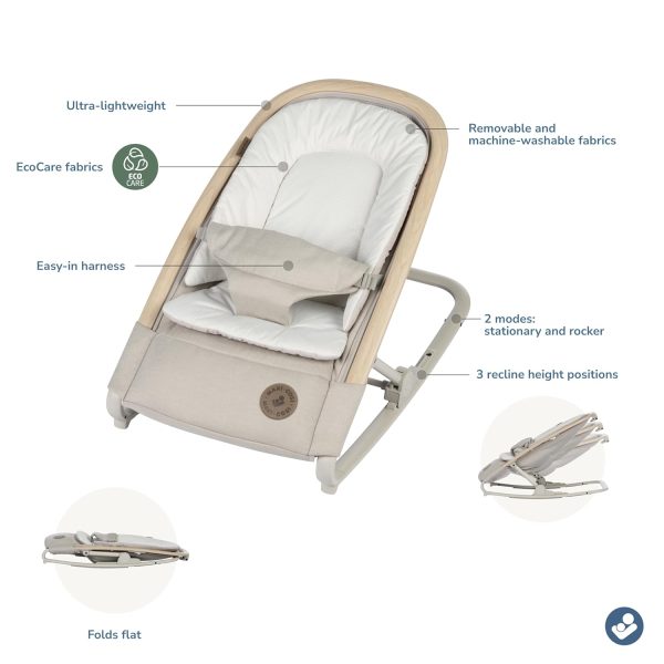 Maxi-Cosi Kori 2-in-1 Baby Bouncer Seat for Infants, Baby Rocker Chair, - Image 3
