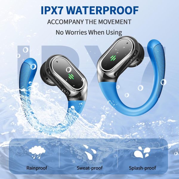 Wireless Earbuds, 2025 Bluetooth 5.4 Headphones Sport, Bluetooth Earbuds - Image 6