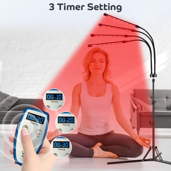 Red Light Therapy for Body, 80LEDs Infrared Light Therapy with Adjustable - Image 5