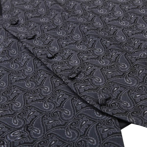Epoint EGC1B01-03 Multi Mens Paisley Waistcoat Woven Microfiber S-5XL Vest - Image 4
