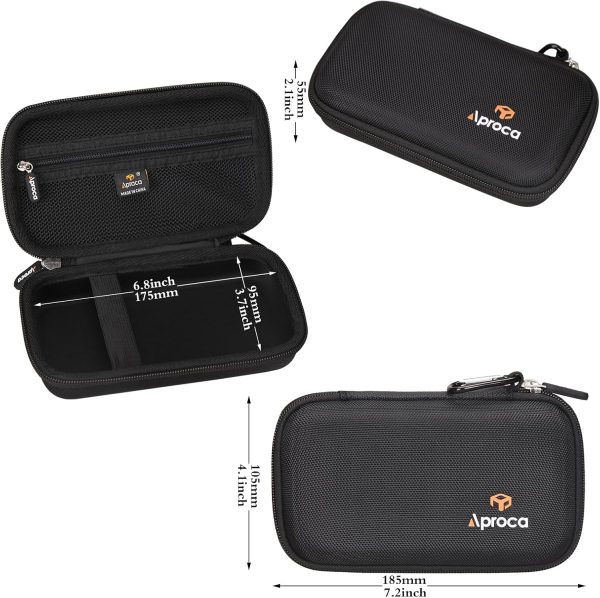Aproca Black Portable Hard Storage Case, for Morfec Power Bank Fast - Image 6