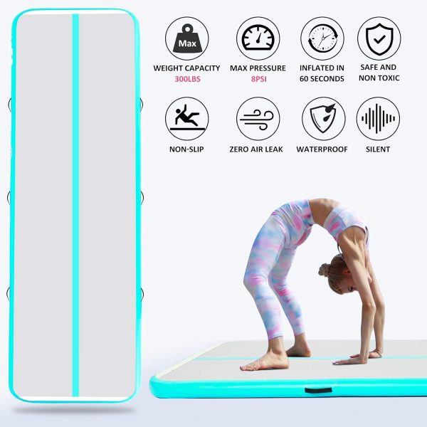 Naice Inflatable Air Gymnastics Mat, Training Tumbling Mat, - Image 3