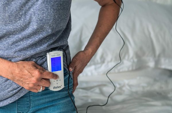 iReliev TENS Unit + EMS Muscle Stimulator Comes with 14 Therapy Modes, - Image 3