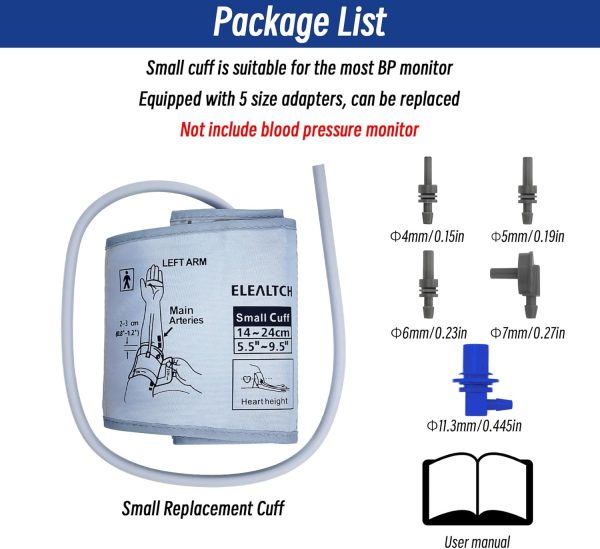Child Small Cuff Compatible with Most BP Monitors 5.5”-9.5” Inches - Image 7