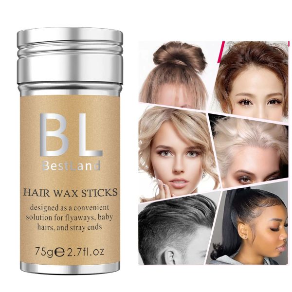 4Pcs Hair Wax Stick & Slick Back Hair Brush Versatile Hair Styling Set, - Image 2