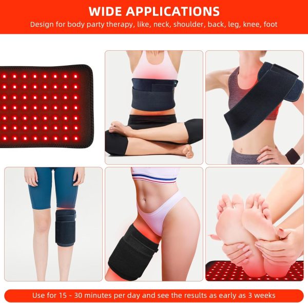 Red Light Therapy Infrared Light Therapy Pad for Body Pain NIR Deep Therapy - Image 3