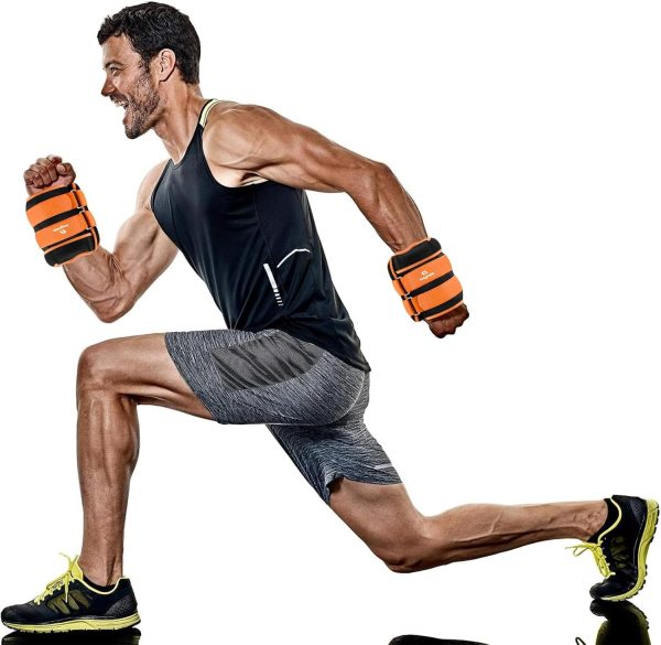 Fragraim Adjustable Ankle Weights 1-3/4/5/6/8/10/12/15/20 LBS Pair with - Image 6