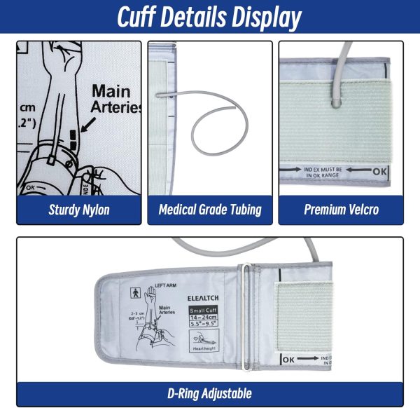 Child Small Cuff Compatible with Most BP Monitors 5.5”-9.5” Inches - Image 5
