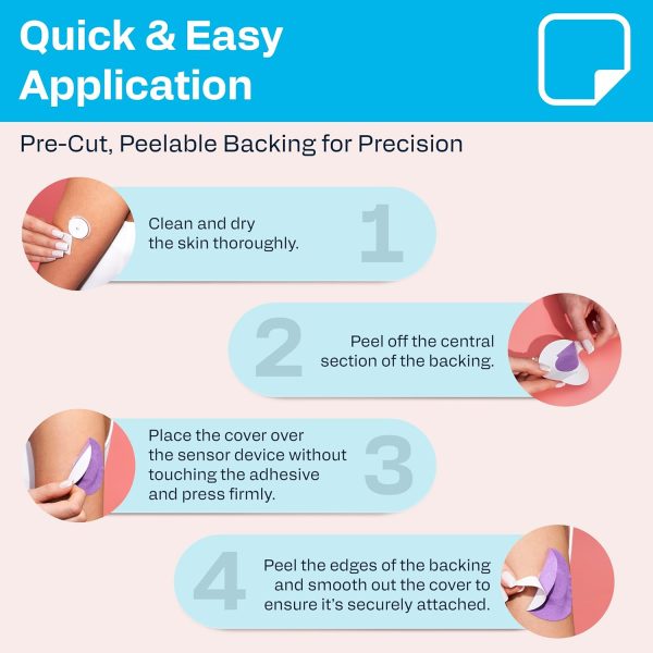 AWD Medical Freestyle Libre Sensor Covers - 14-Day Waterproof Adhesive Arm - Image 7