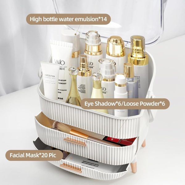 Makeup organizer for vanity Skincare Organizer for Bathroom Countertop - Image 2