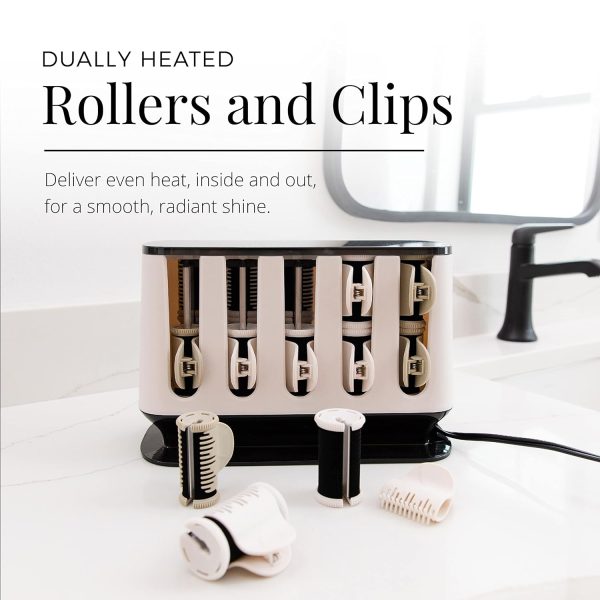 Remington Shine Therapy Argan Oil & Keratin Treated Hot Rollers Set, - Image 4