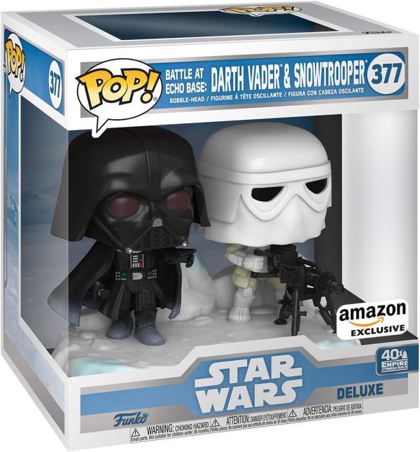 POP Funko Deluxe Star Wars: Battle at Echo Base Series - Darth Vader and - Image 2