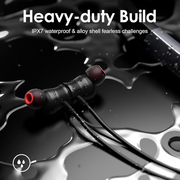 Bluetooth Headphones, 150H Playtime Wireless Bluetooth Earbuds w/Mic in-Ear - Image 6