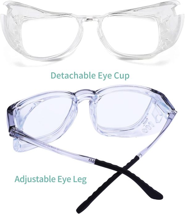 Christmas Dry Eyes Relief Eyeglasses, Blue Light Blocking, Moisture Chamber - Image 4