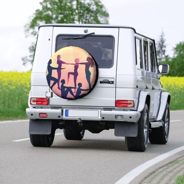 Gymnastics Game Print Tire Covers Wheel Covers for RVs Trailers Cars Camper - Image 9