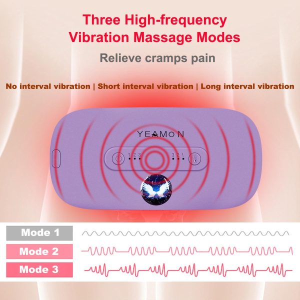 Portable Cordless Heating Pad, Electric Waist Belt Device,Fast Heating Pad - Image 4