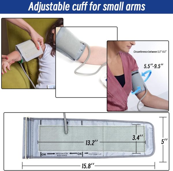 Child Small Cuff Compatible with Most BP Monitors 5.5”-9.5” Inches - Image 4