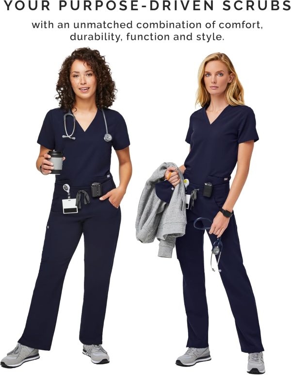 FIGS Kade Cargo Scrub Pants for Women — Classic Fit, Straight Leg, 4 - Image 6