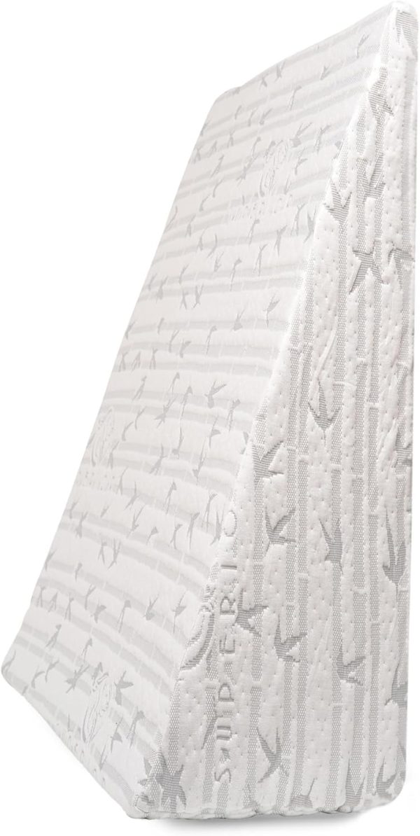 Superior Memory Foam Wedge, Body Pillow, Removable Cover, Extra Sleeping - Image 2