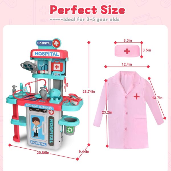 Doctor Kit for Toddlers 3-5 - Kids Doctor Play Kit - Fun and Engaging - Image 2