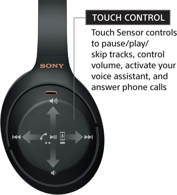 Sony WH-1000XM4 Wireless Premium Noise Canceling Overhead Headphones with - Image 8